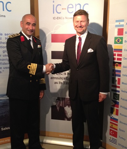 ​Capt. Dr. Ashraf El Assal (Head of Hydrographic Division) and Dr. Mathias Jonas​
